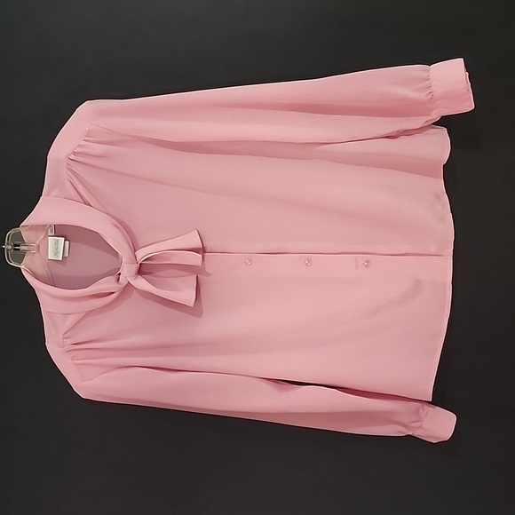 Vintage Pykettes Pink Blouse Top - Picture 2 of 6